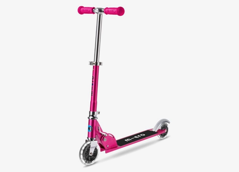 Sprite Kick Scooter – 120/80 mm LED Foldable