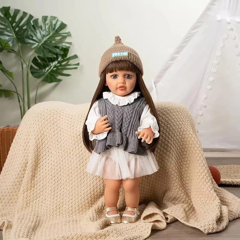 Reborn Baby Doll - 22 Inches Vinyl Silicone Set