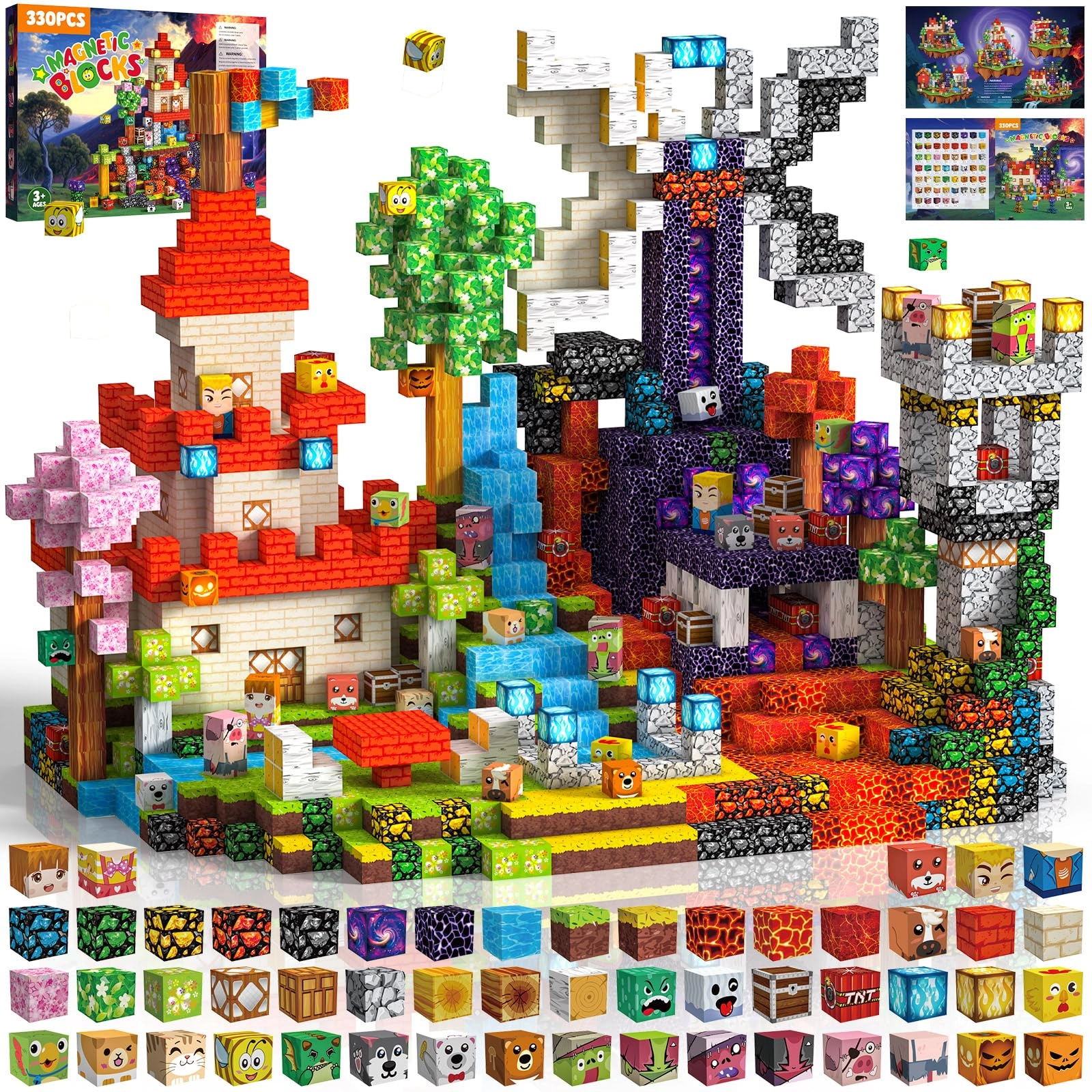 Crifeton Magnetic Blocks - 330 pcs