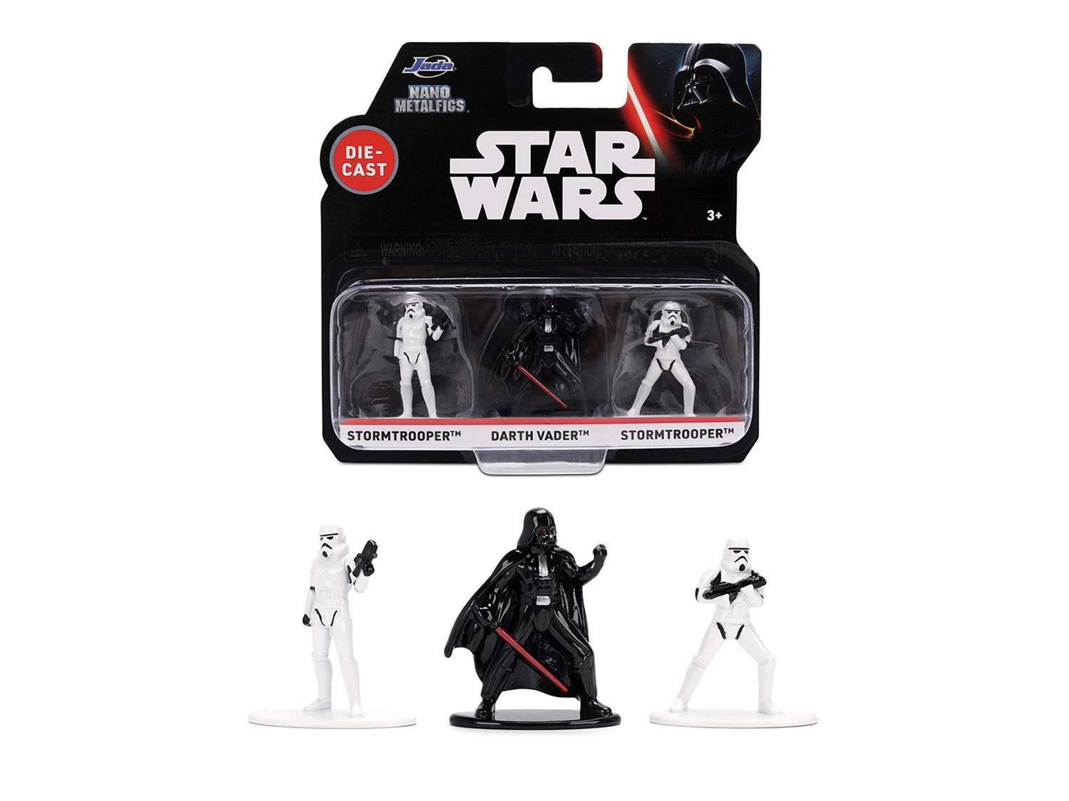 Jada Toys Darth Vader + Stormtrooper + Stormtrooper - Star Wars (sim-9337269314R00)