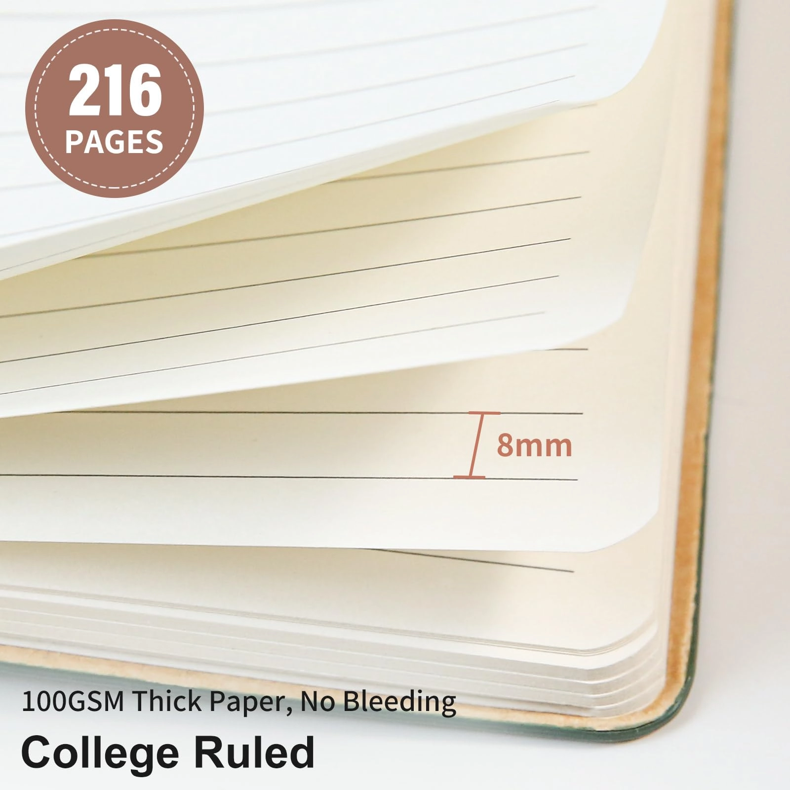 Lined Journal Notebook A5 - Lined 216 Pages