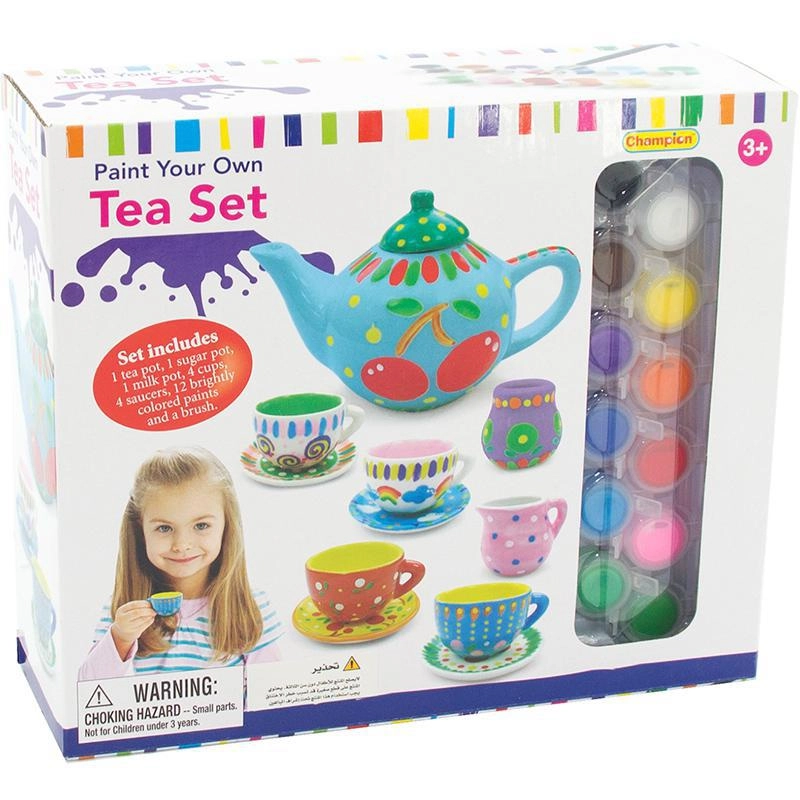 Champion Paint Your Own Tea Set - Ceramic 1.23 Kg