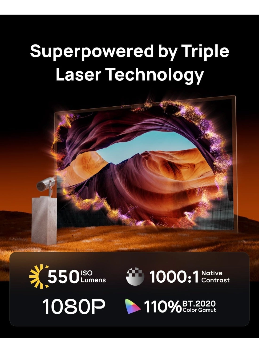 Mogo 4 Laser MOGO4-LASER 660 ANSI Lumens 1920x1080