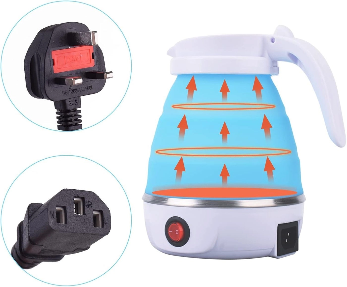 Foldable Electric Kettle - 600ml