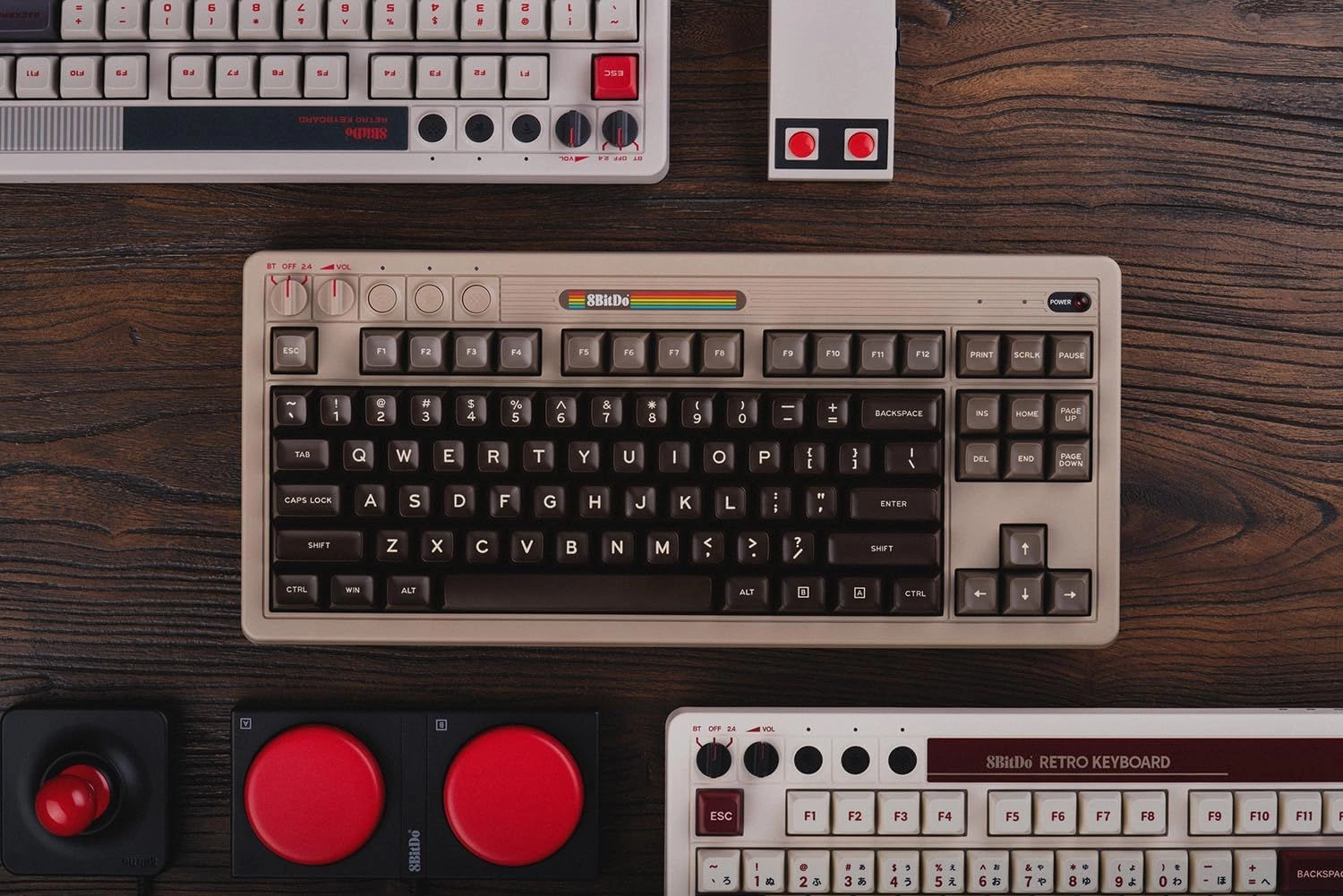 Retro Mechanical Keyboard - US Wired/Wireless