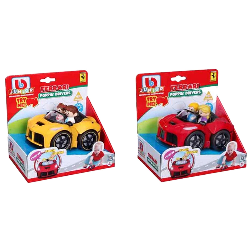 BB Junior Ferrari Poppin Driver Car - 1pc