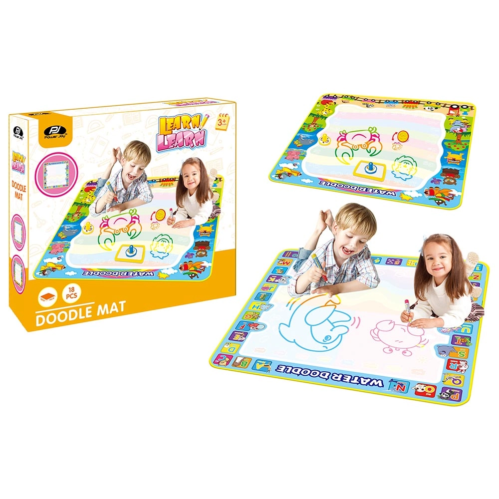 Learn Water Doodle Mat - 3+ 18 pieces