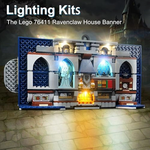 LED Light Kit for Lego 76411 - Lighting Only Blue
