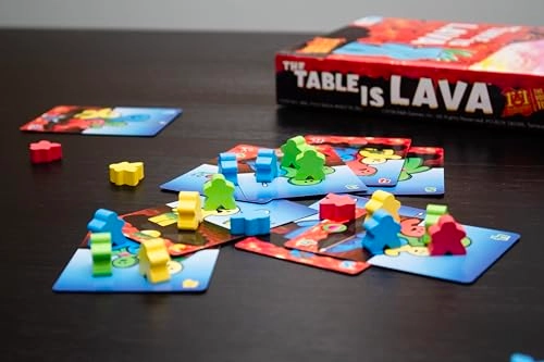 The Table is Lava - Dexterity Card Game