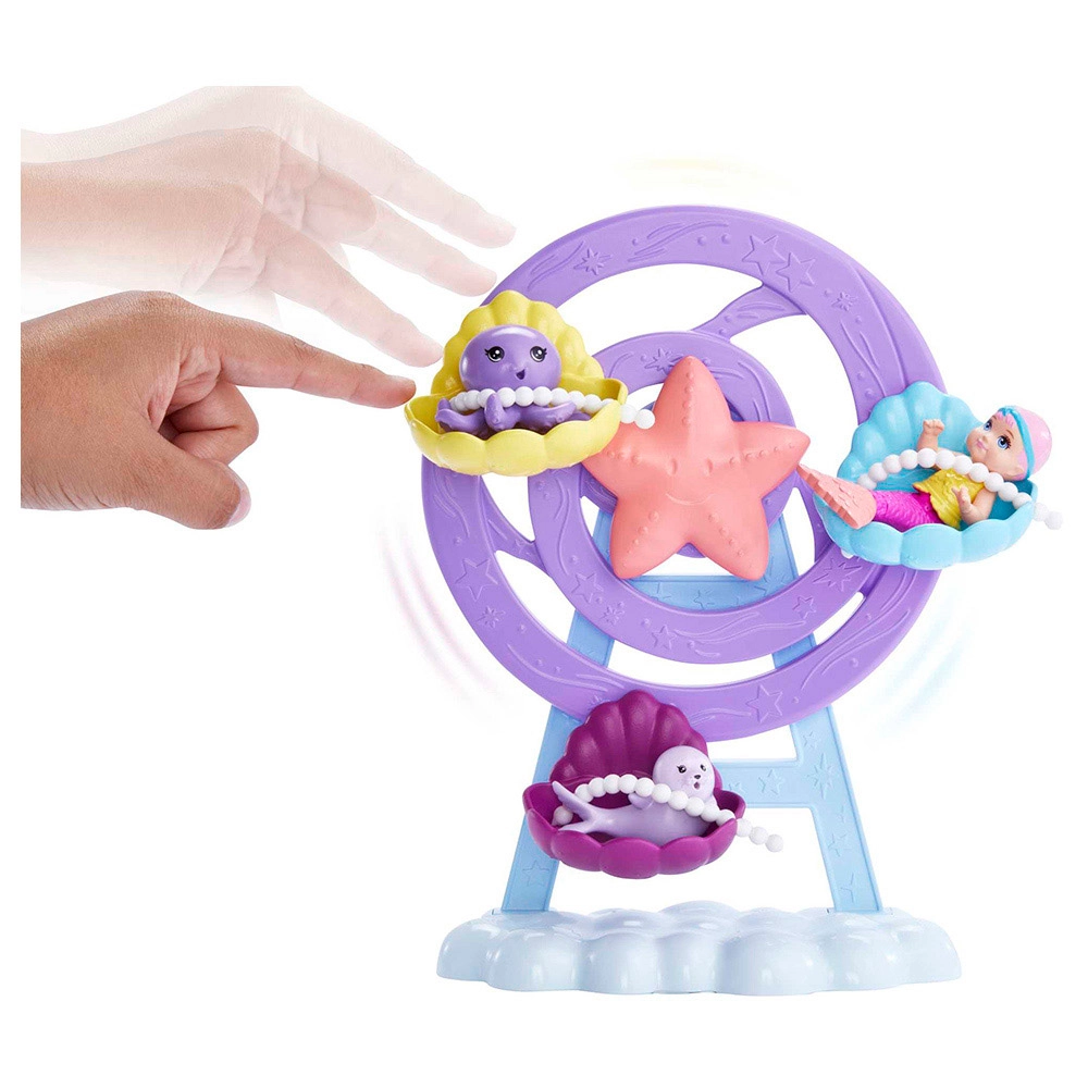 Dreamtopia Magical Mermaid Playset - Lavender Hair Includes Merbaby Baby Seal Baby Octopus Ages 3+
