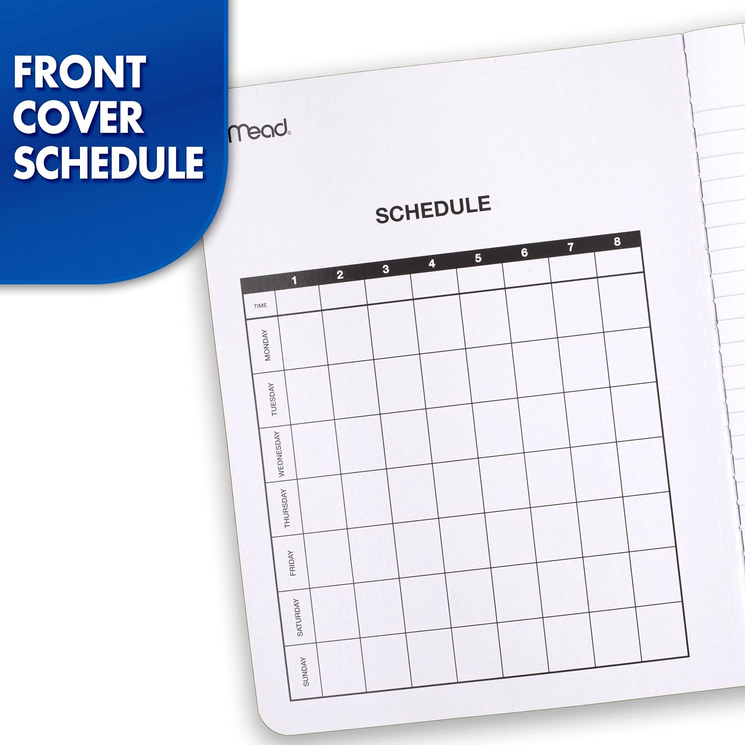 Composition Notebook 7-1/2" x 9-3/4" Softcover - Lined 100 Sheets