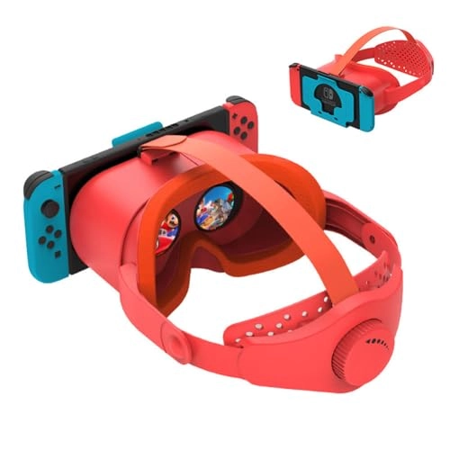 VR Headset for Nintendo Switch - Adjustable HD Lenses Head Strap