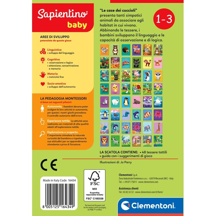 Sapientino 16433 - from the first year of age 48 pieces
