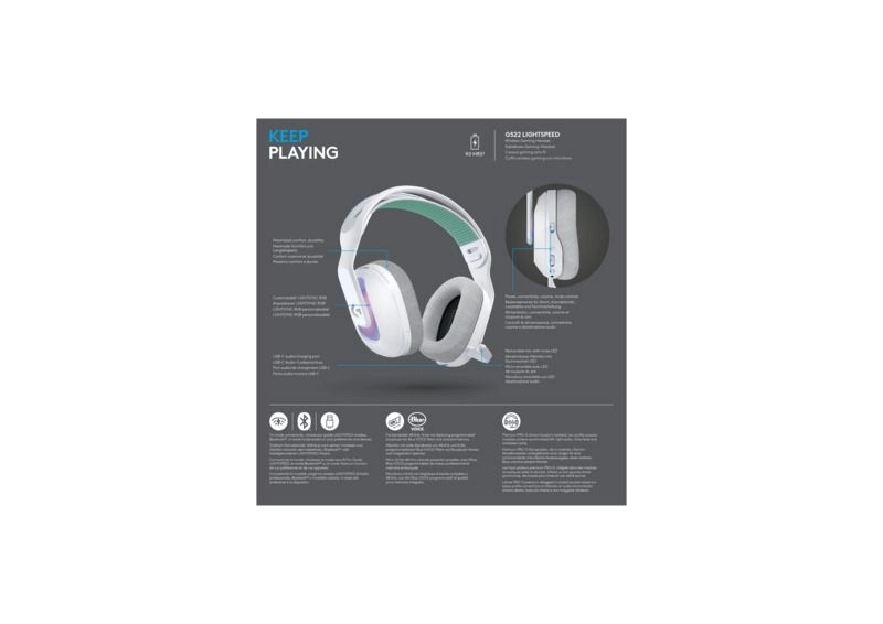 G522 LIGHTSPEED Wireless Headset