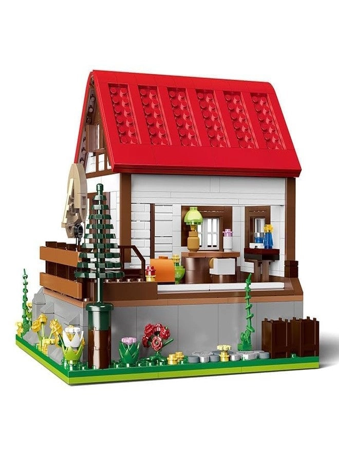 RUZPA Small House Building Block Set - 834 pcs Building Blocks