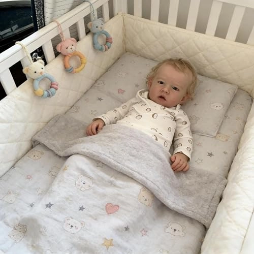 Liam Reborn Baby Doll - 20 inch Vinyl Boy Blonde Hair Ages 3+