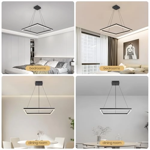 Modern LED Square Chandelier - Max 100cm