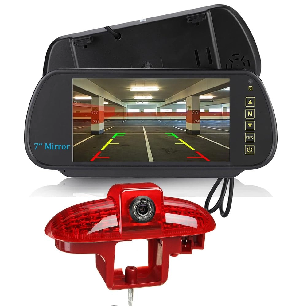 Rear View Camera + TFT LCD Screen Car Monitor - 7 Inches