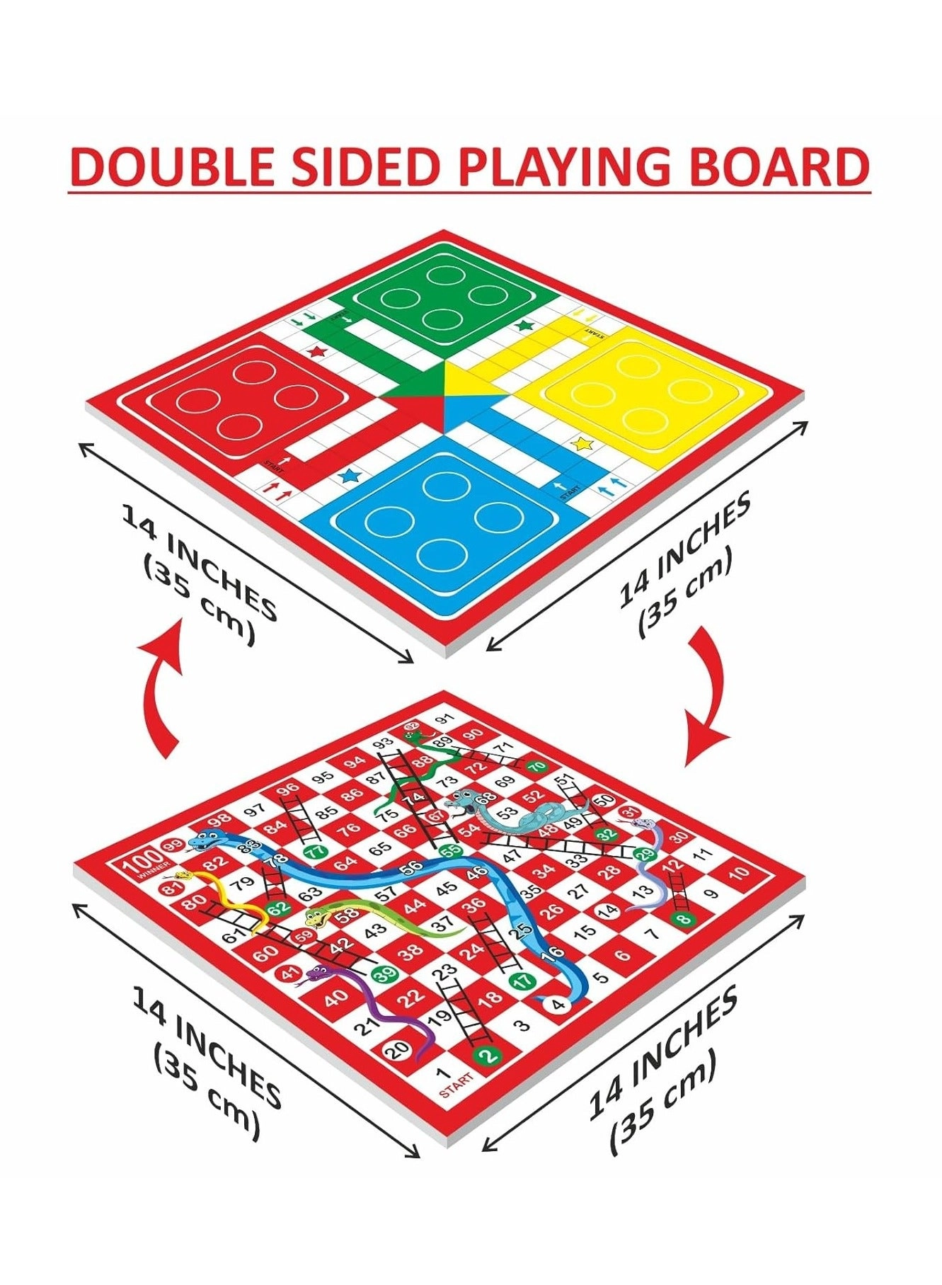 Ludo Pro - Double-sided Snakes and Ladders