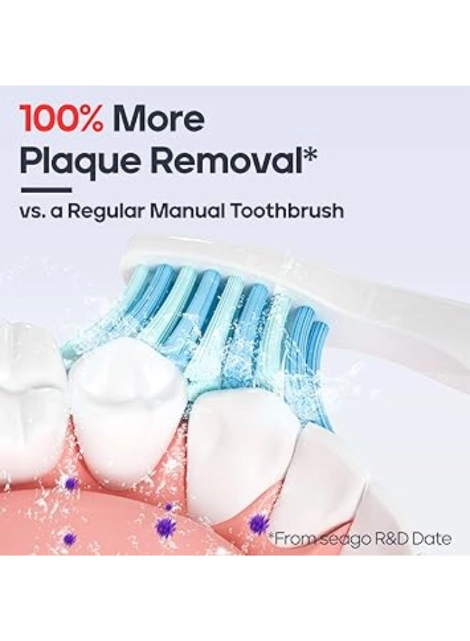 SG-2753 - Ultrasonic Rechargeable 8 Brush Heads 5 Modes