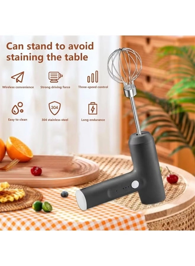 Hand Mixer - Cordless 3-Speed 2 Detachable Beaters