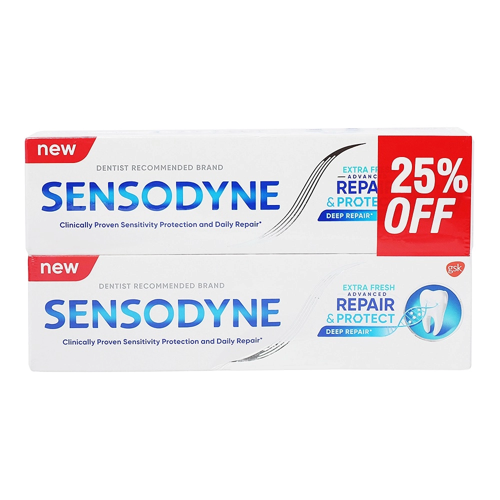Sensodyne Advance Repair And Protection Extra Fresh Toothpaste 2 x 75 ml