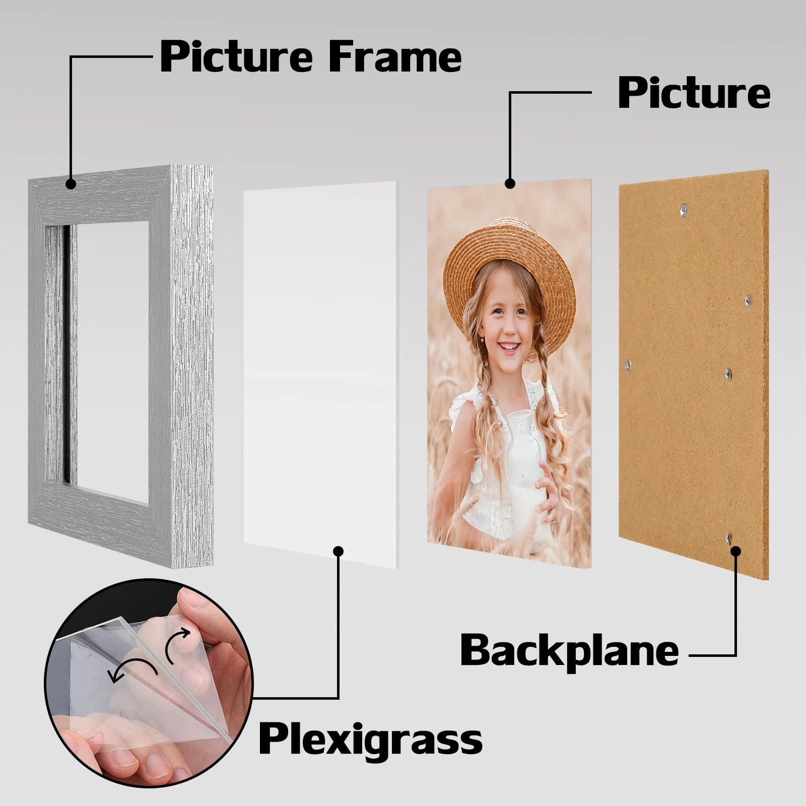 Single Picture Frame - 4x4 1