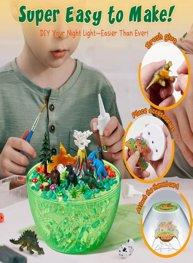 Light-Up Dinosaur Terrarium Kit - 4+ years