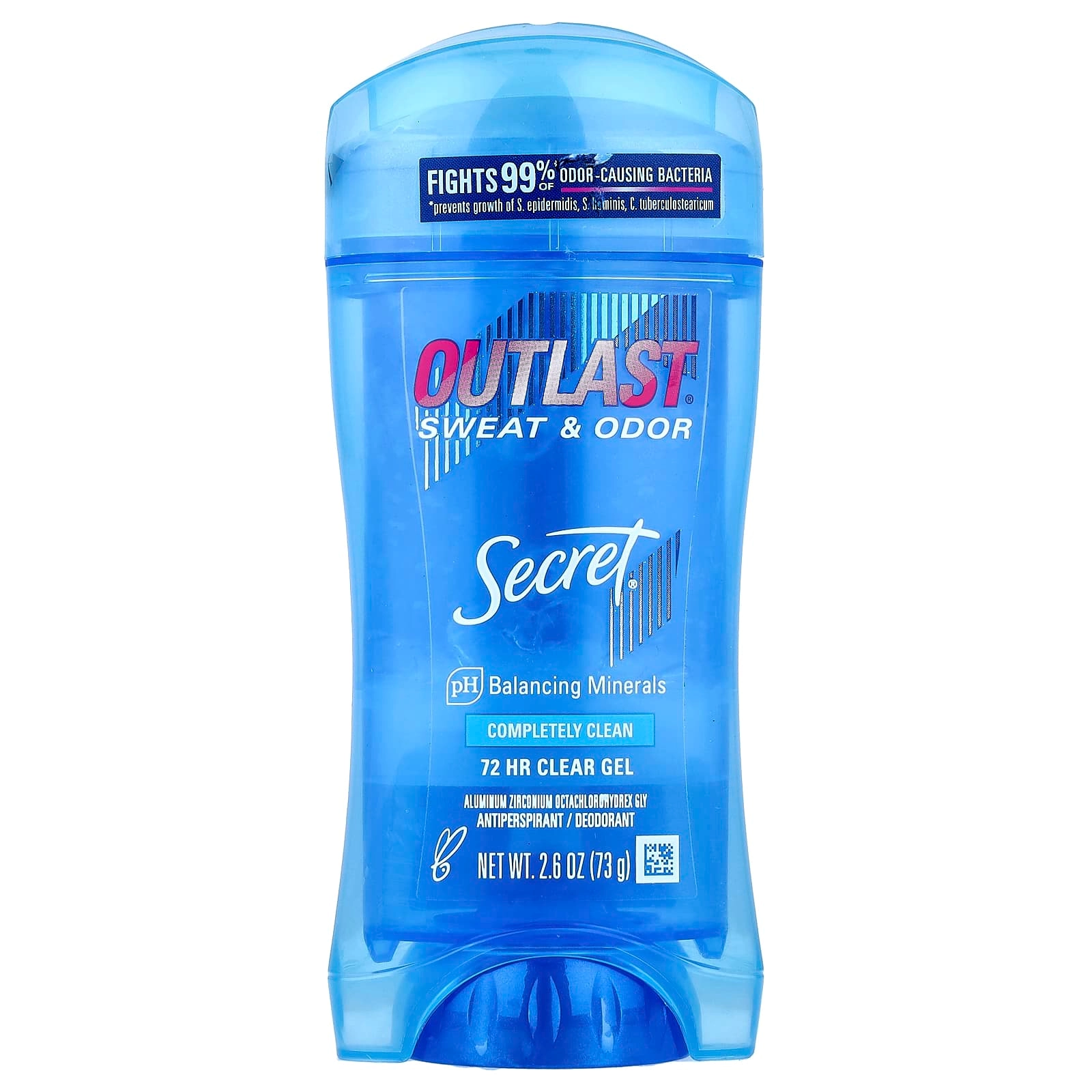 Outlast Antiperspirant and Deodorant Clear Gel - Completely Clean 200 gram