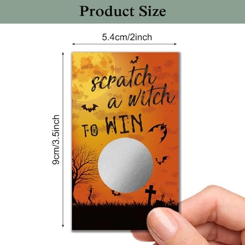 Halloween Theme Scratch off Game - Adult 50