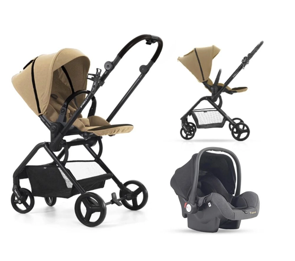 Teknum STROLL1 Reversible Travel Stroller + STROLL1 Compacto Baby Car Seat