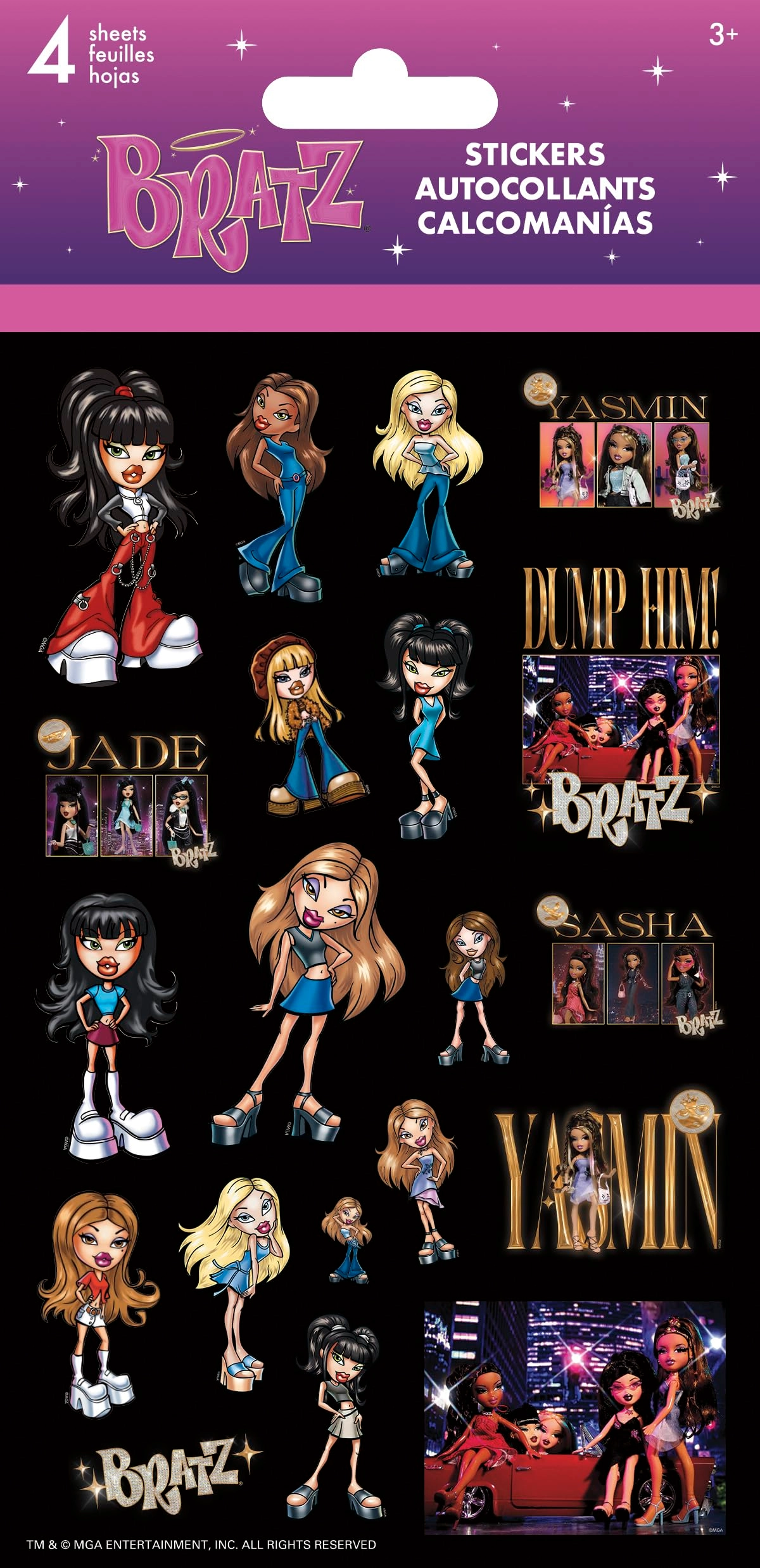 Trends International Girls Night Out Sticker Book 4 pcs