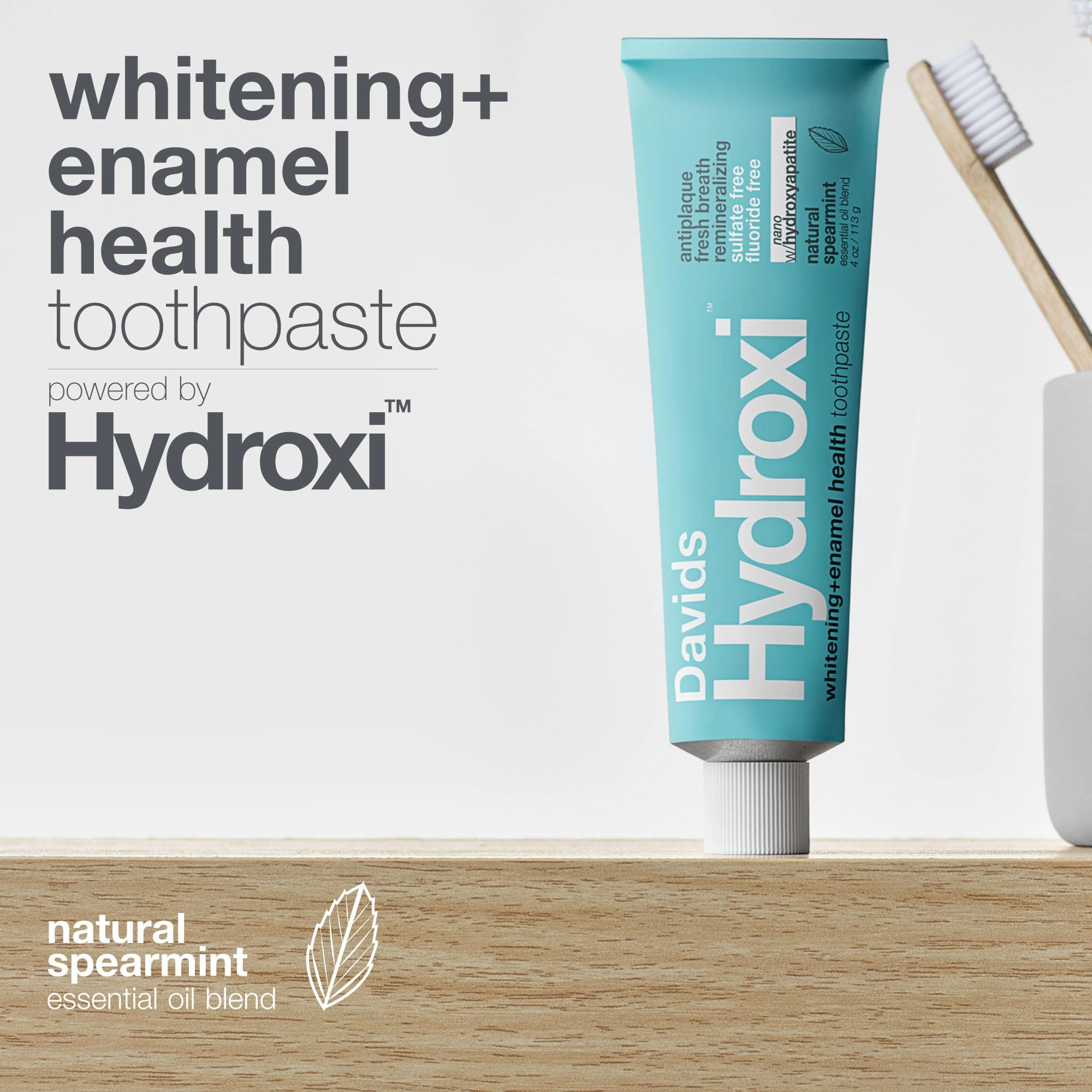 Hydroxi Nano Hydroxyapatite Spearmint Toothpaste Adult 4 oz