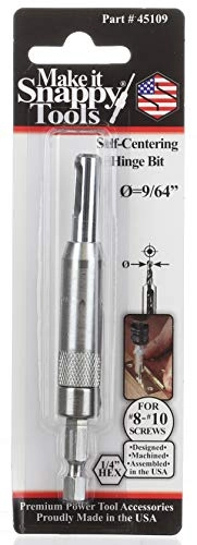 Self-Centering Hinge Bit - HSS 9/64 Inch