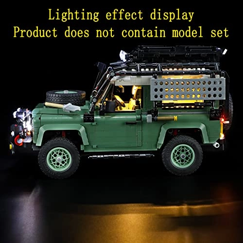 LED Lighting Kit for LEGO Land Rover Classic Defender 90 10317