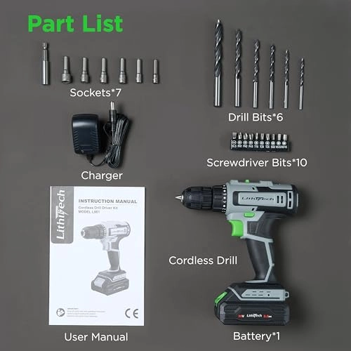 Cordless Drill - 2Ah 20V
