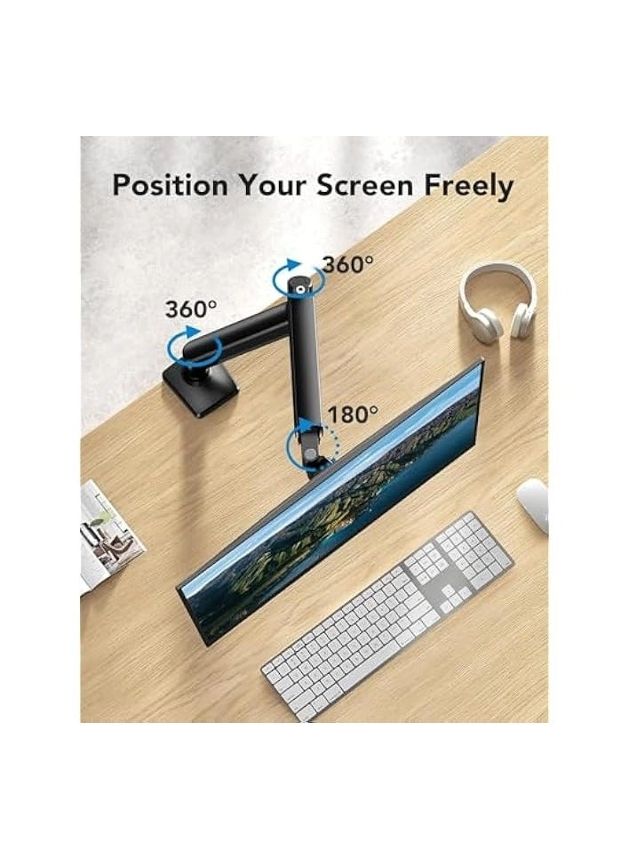 Monitor Mount Arm - Single 20 to 32 inches 75x75mm and 100x100mm