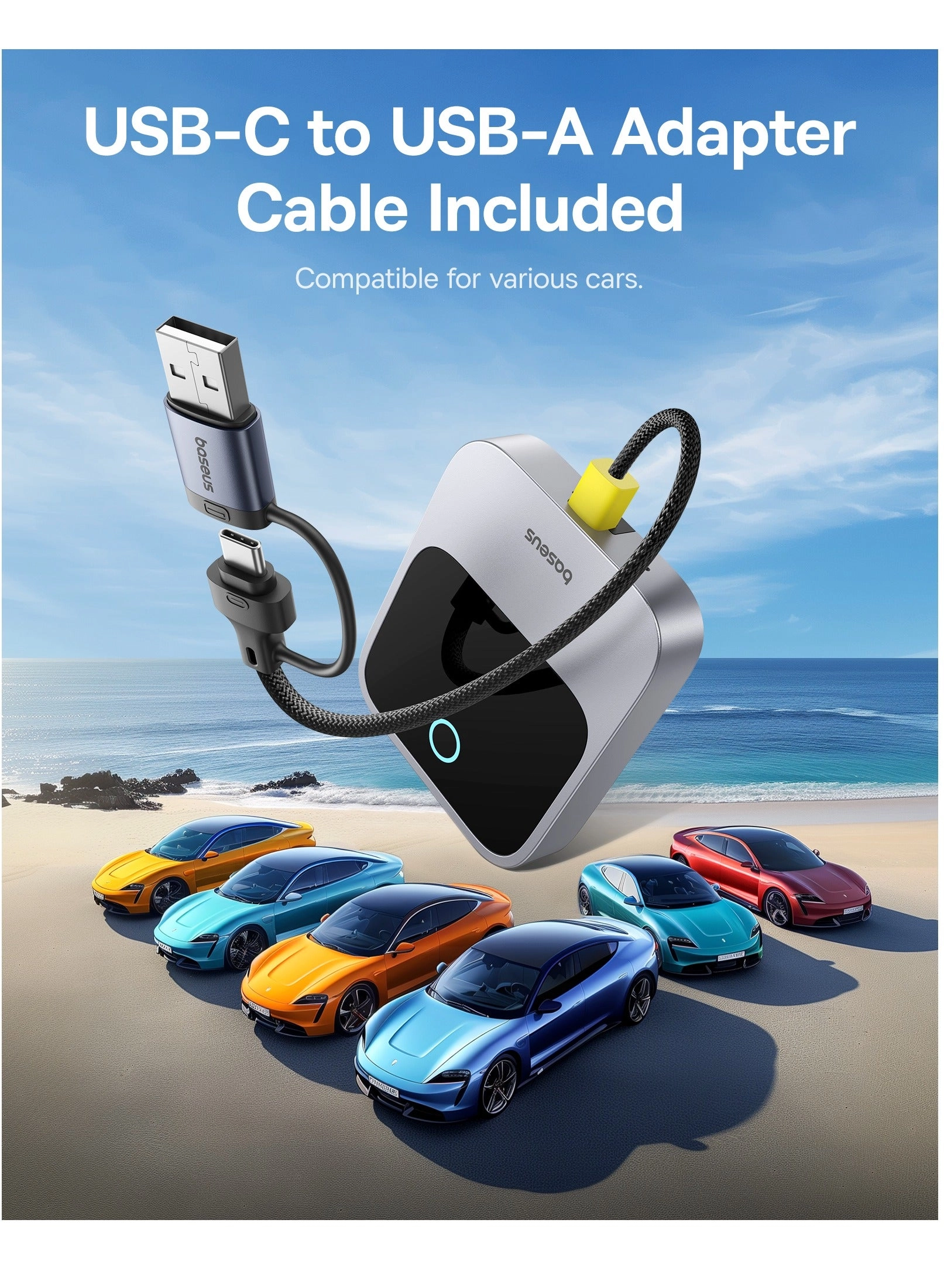 SafeJourney Series - Wireless CarPlay Adapter for iPhone