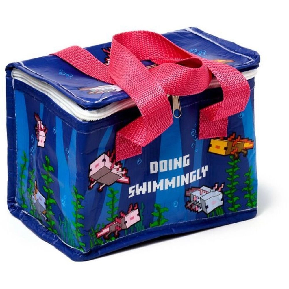 Puckator Rpet Cool Bag - Minecraft Axolotl