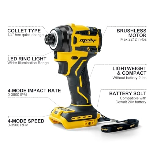 Impact Driver - 1/4-Inch 2212 in-lbs Brushless Motor