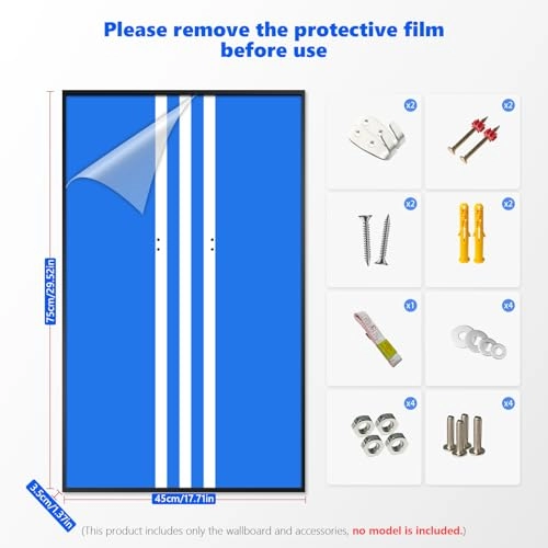 Display Wall Mount for LEGO Bugatti Chiron 42083 - 74.9X45cm