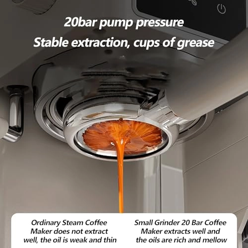Coffee Grinder - Touch Display Milk Frother