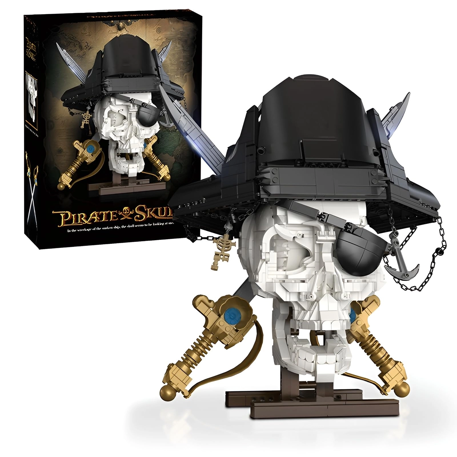 DzirePada Pirate Skull - 1167 pcs