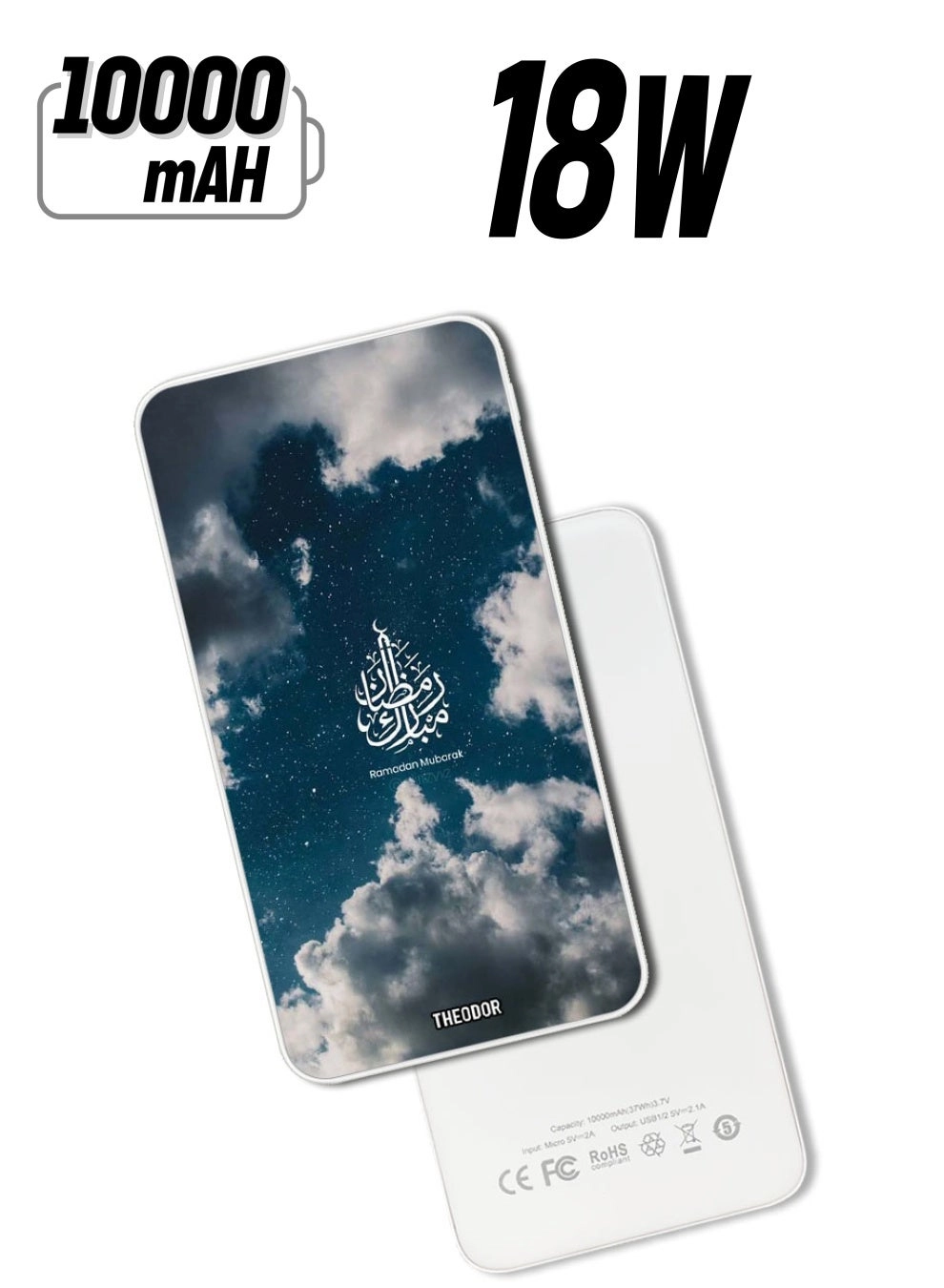 EX_PPBA372 - 10000 mAh 18W PD Quick Charging 3.0