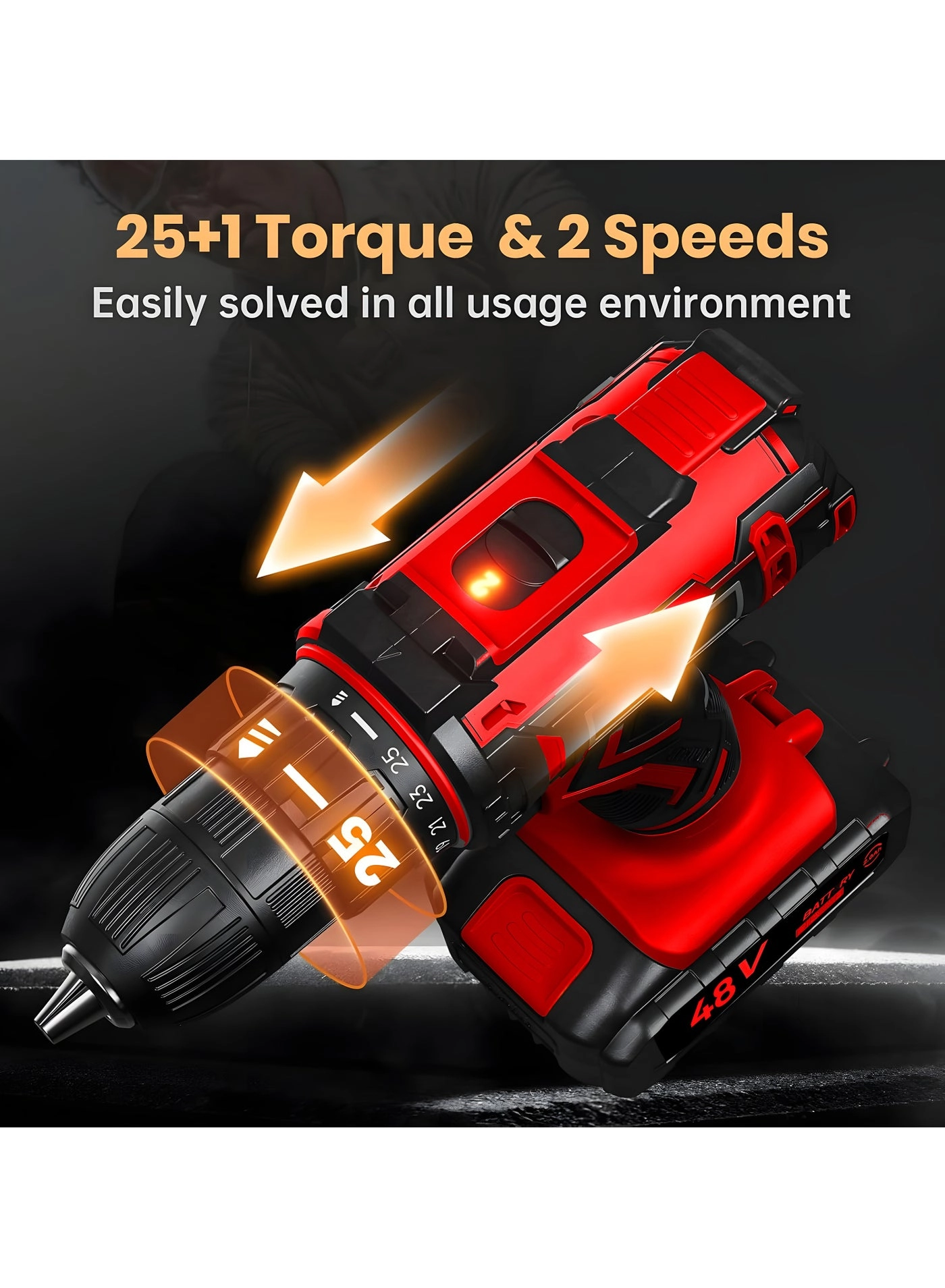 Cordless Drill - 2.0Ah