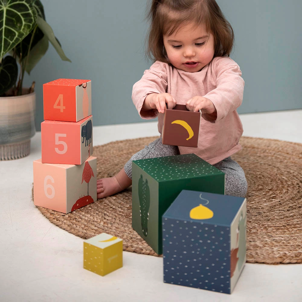 Stacking Blocks - Suitable for 12 months and above 10 pcs