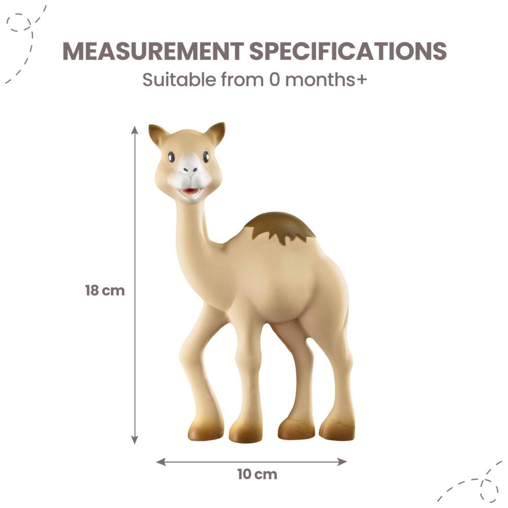 Il Etait Une Fois Al'Thir - Suitable for 0 month & above 100% NATURAL RUBBER multi-color dromedary
