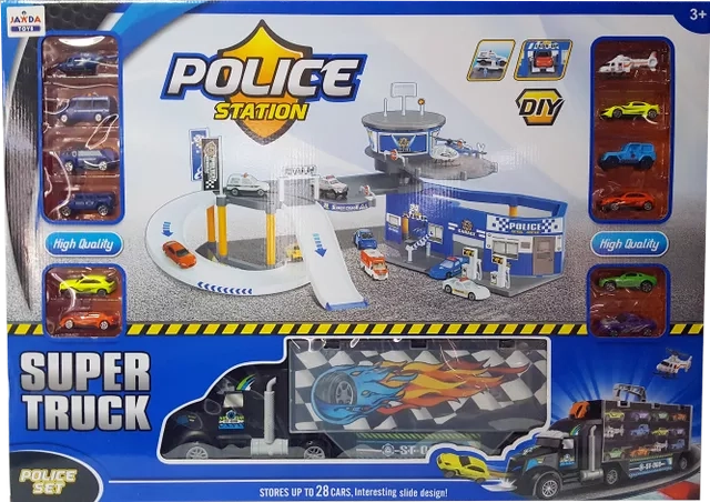 Jawda Grand Police Station With Super Truck