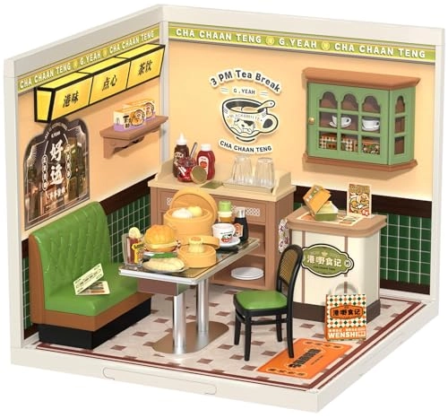 DIY Miniature House Kit - Hong Kong Bites Cafe