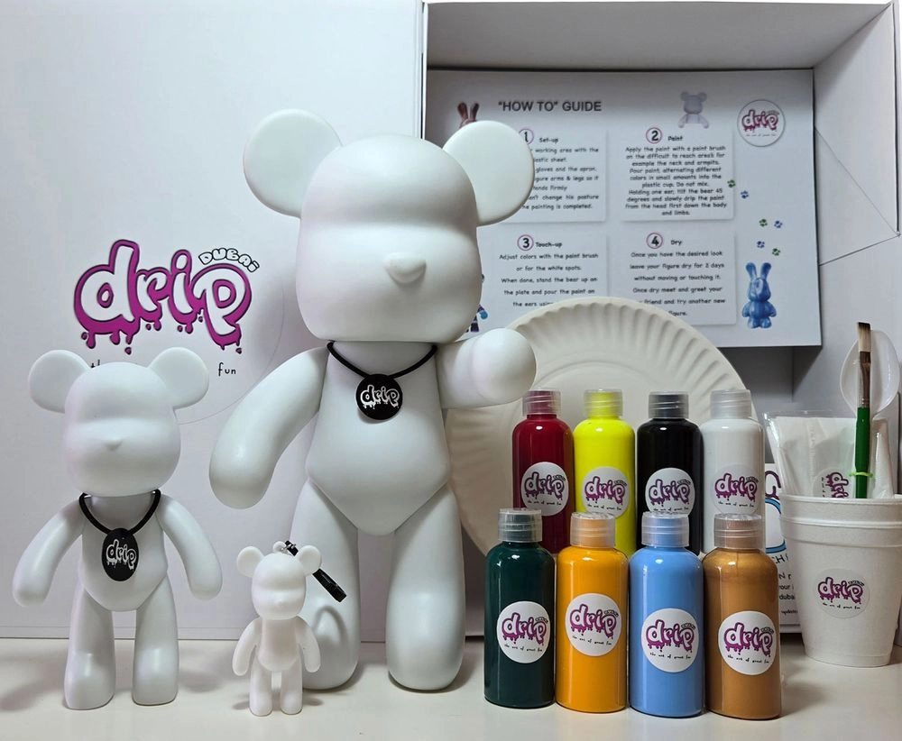 Mega Pouring Paint Bear Figure - XXL 53cm